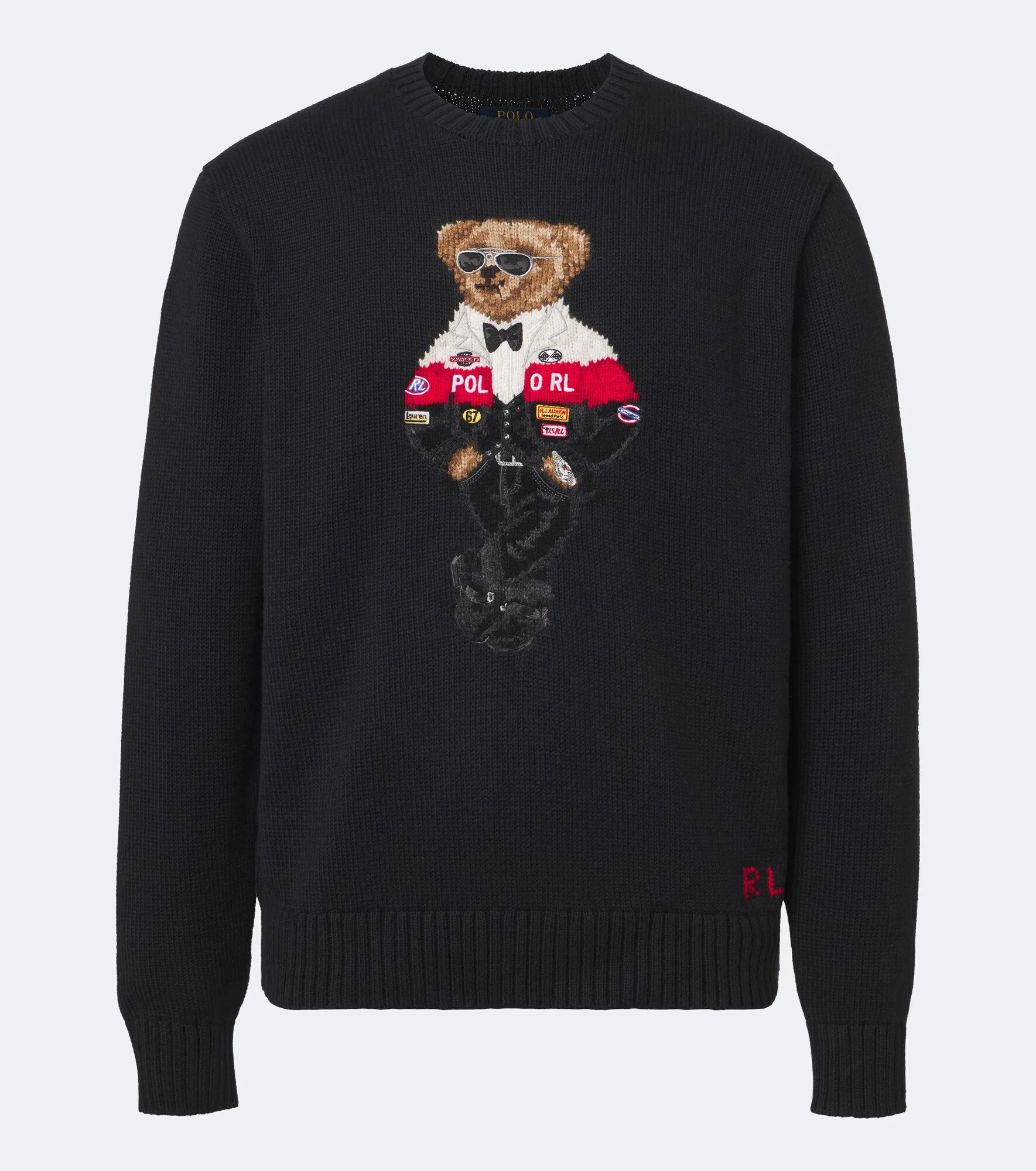 Polo Bear cotton and cashmere sweater - 1