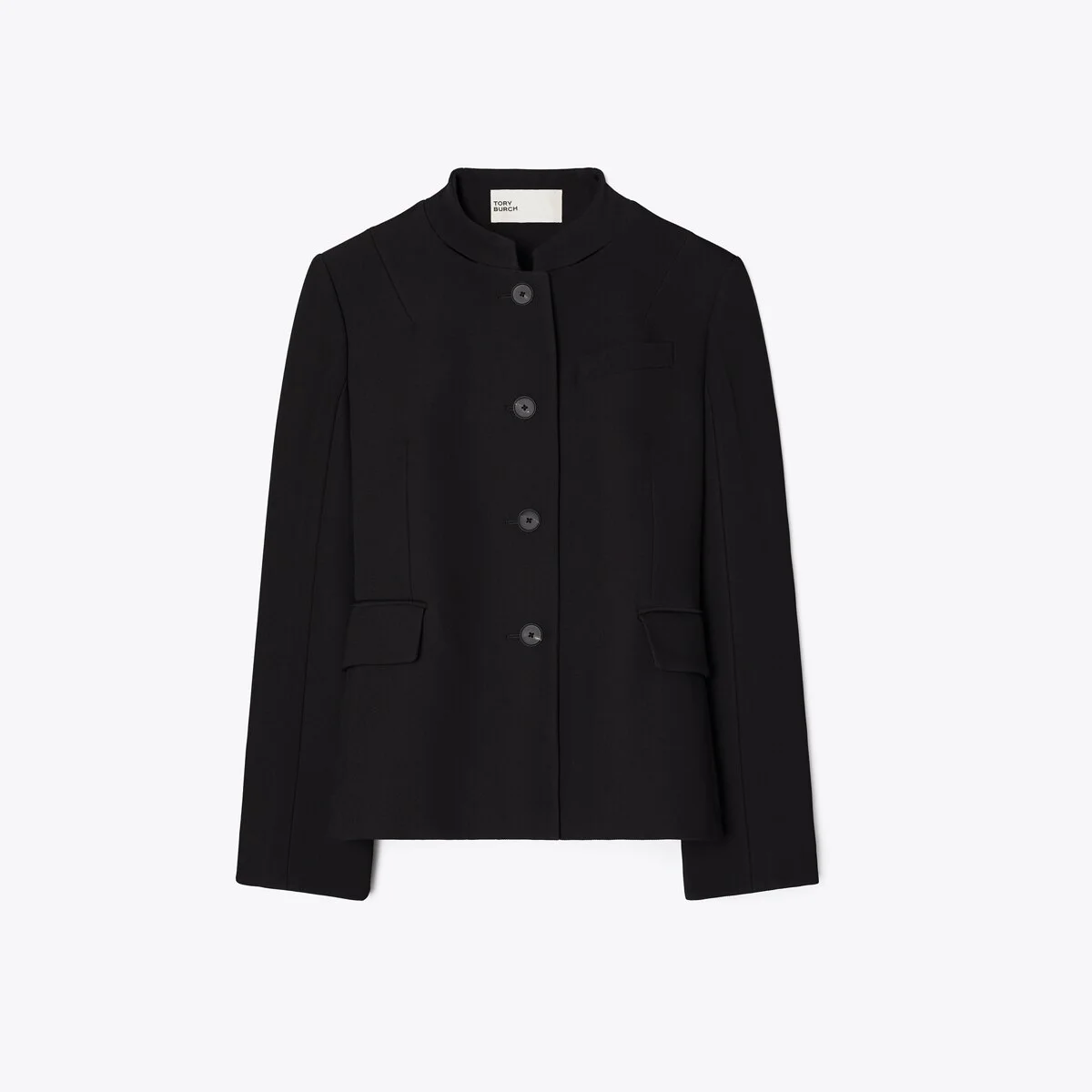 Viscose and Cotton Crepe Jacket - 1