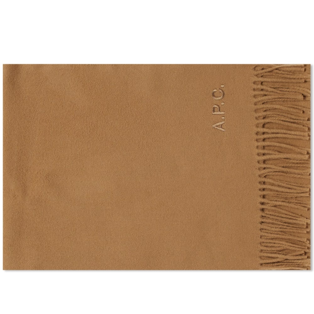 A.P.C. Ambroise Embroidered Scarf - 1