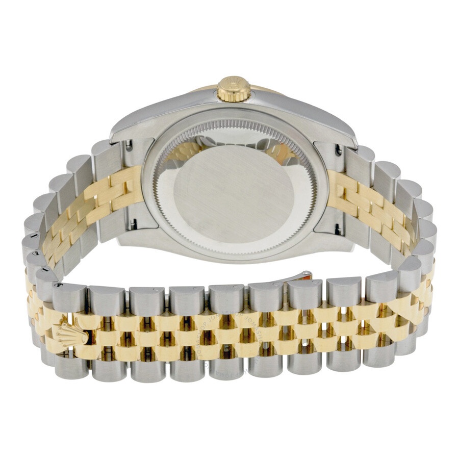 Rolex Oyster Perpetual Datejust 36 White Dial Stainless Steel and 18K Yellow Gold Jubilee Bracelet A - 3
