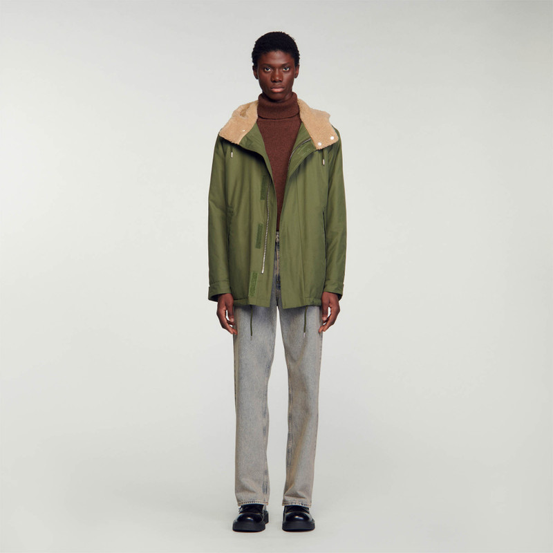 Sandro Cotton parka outlook