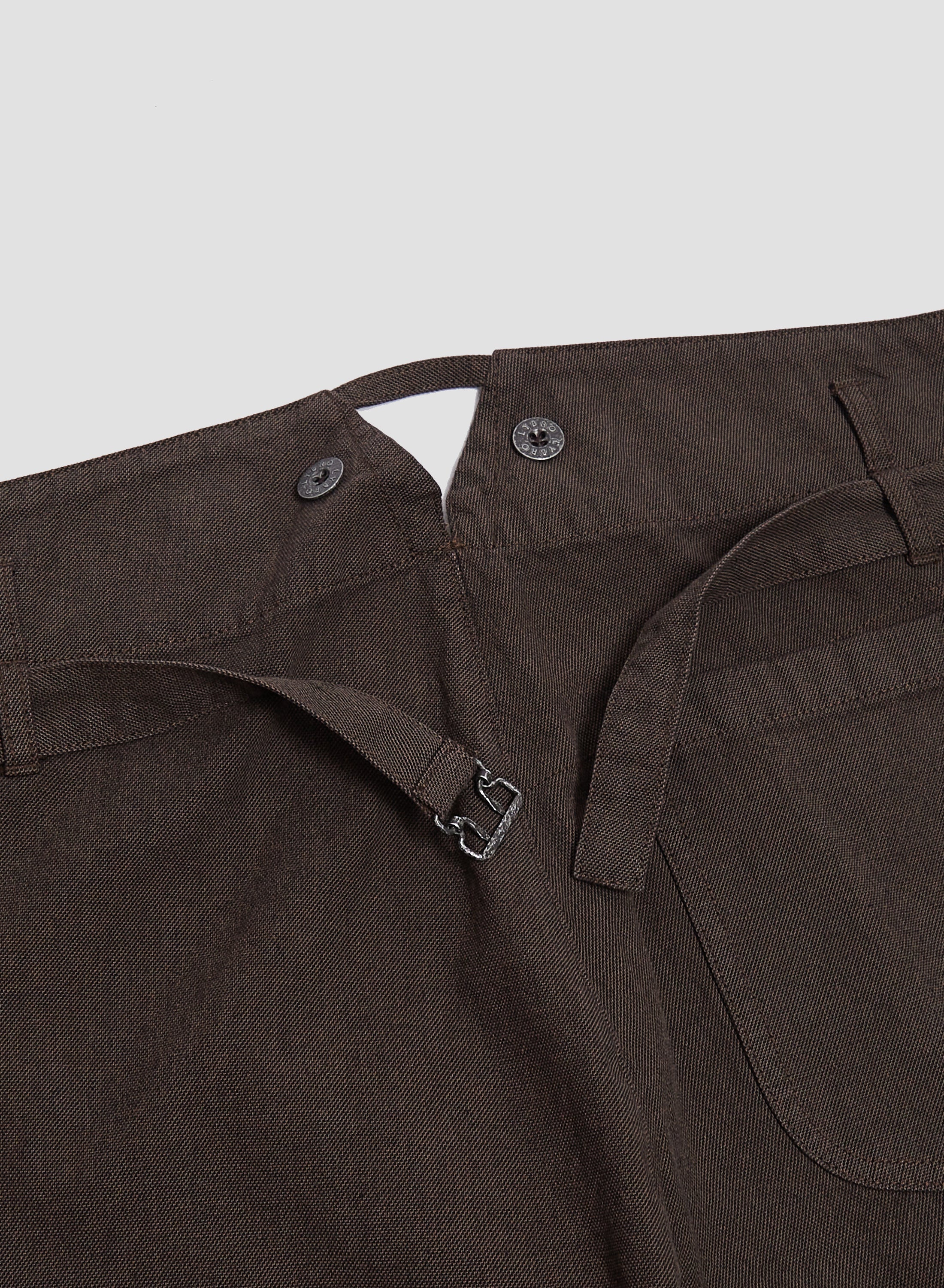 New Workwear Pant Broken Twill in Brown - 6