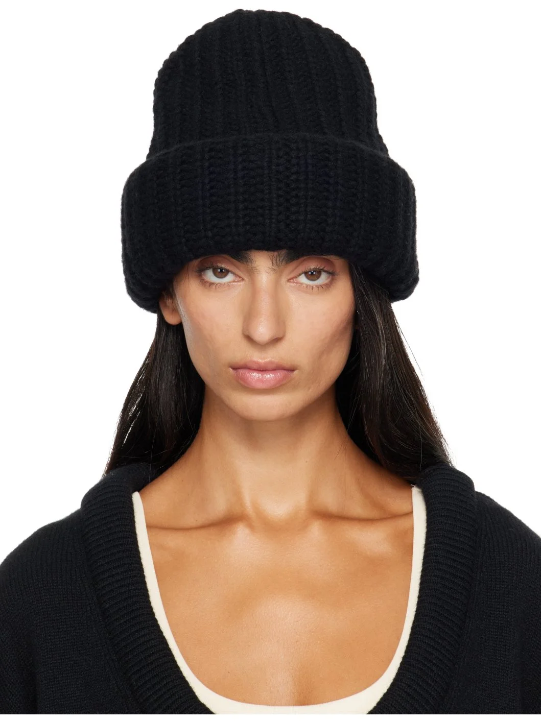 Black Beatris Beanie - 1