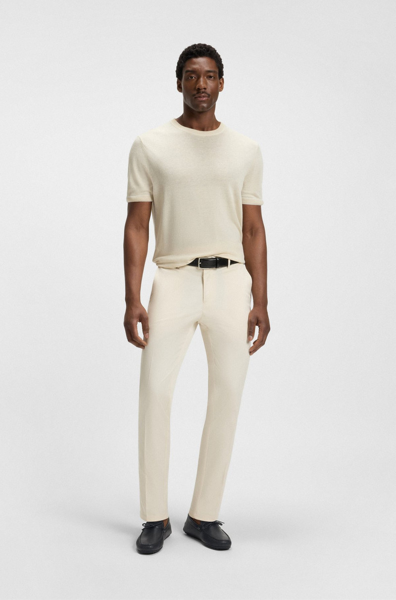 BOSS GRAINED-LEATHER MOCCASINS WITH DRIVER SOLE outlook