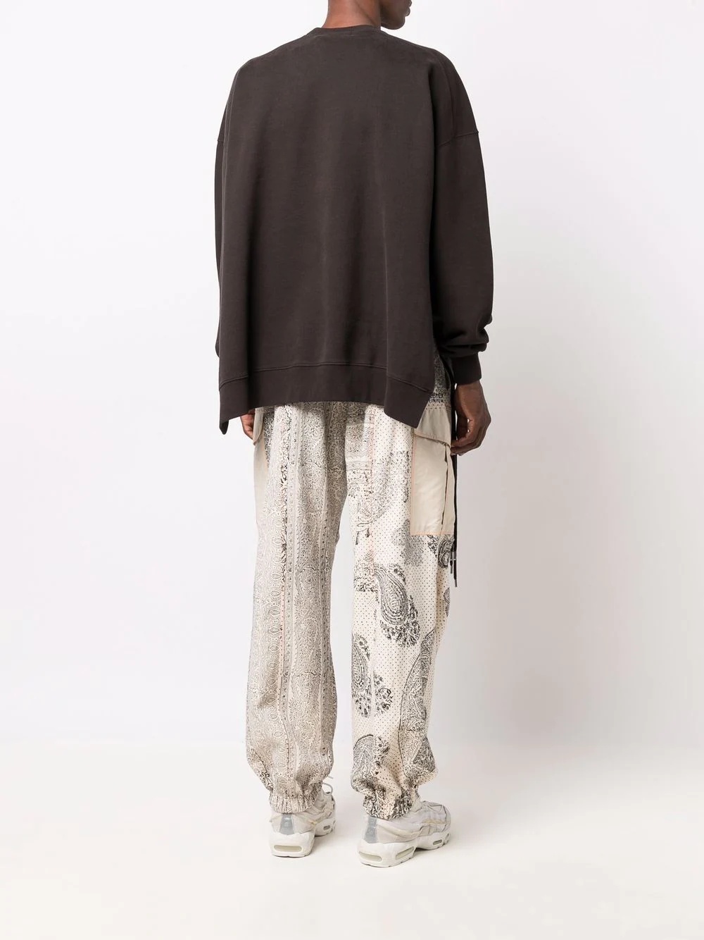 multi-cord crew-neck sweatshirt - 4
