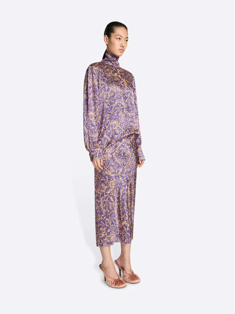 PRINTED SILK SKIRT 3