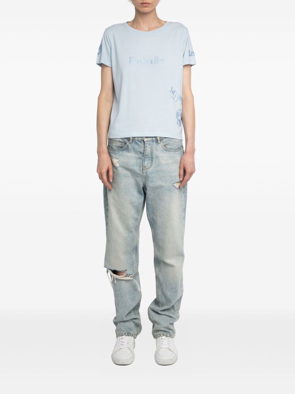 Alys crystal-embellished T-shirt - 2