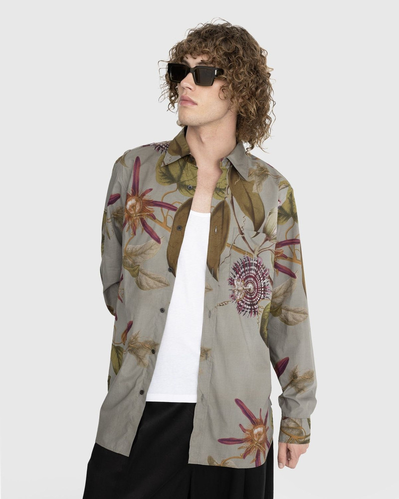 Dries Van Noten Dries van Noten – Cannon Shirt Grey outlook