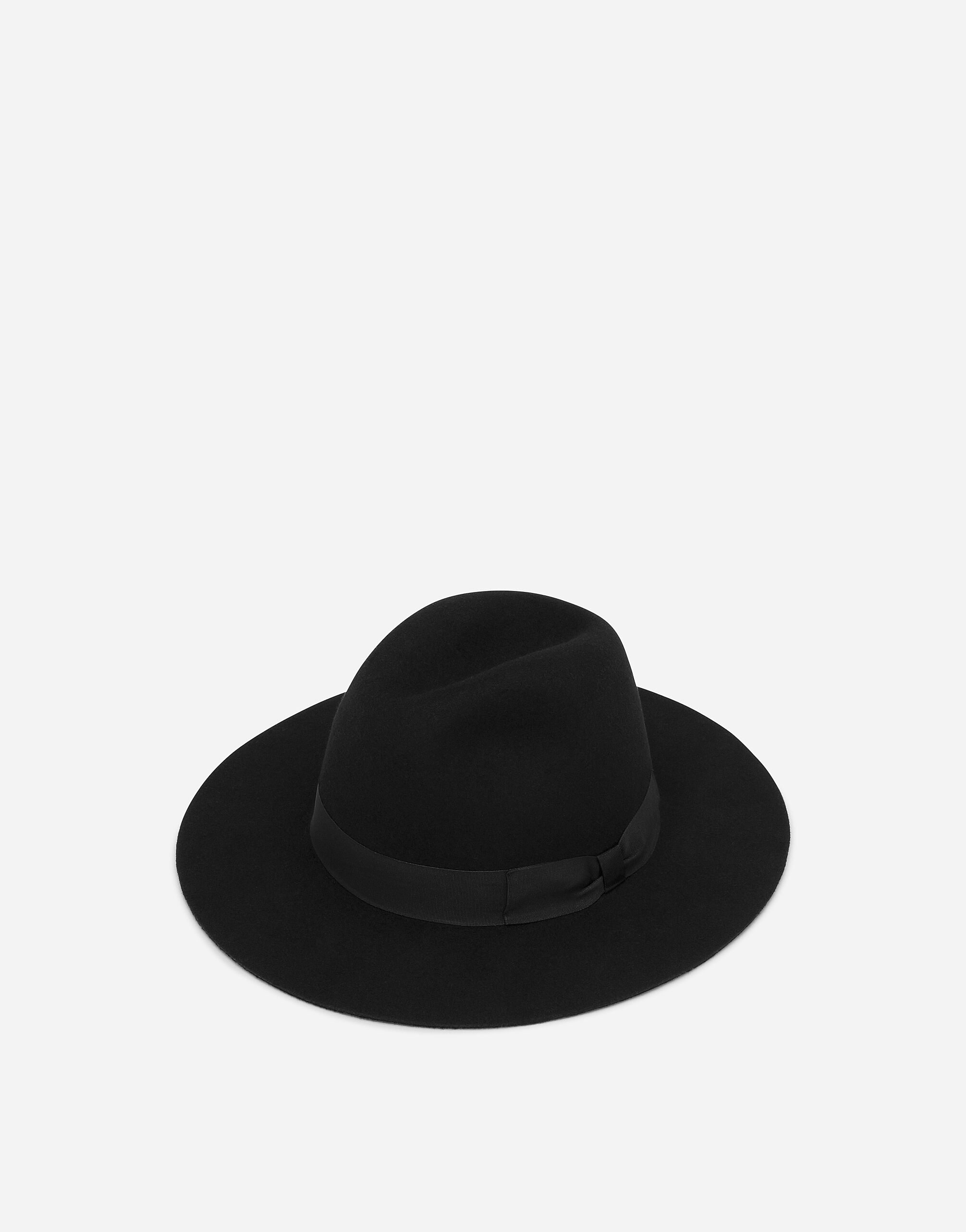 Wool felt fedora hat - 3