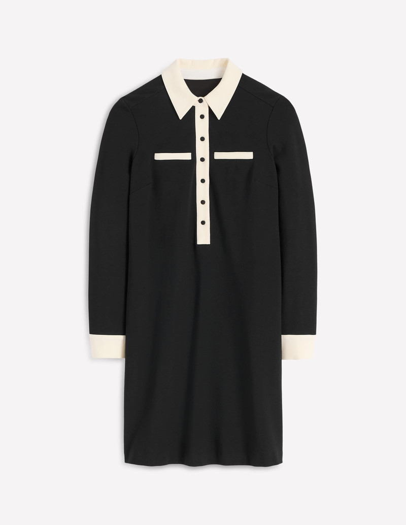 Georgina Ponte Dress-Black & White 1