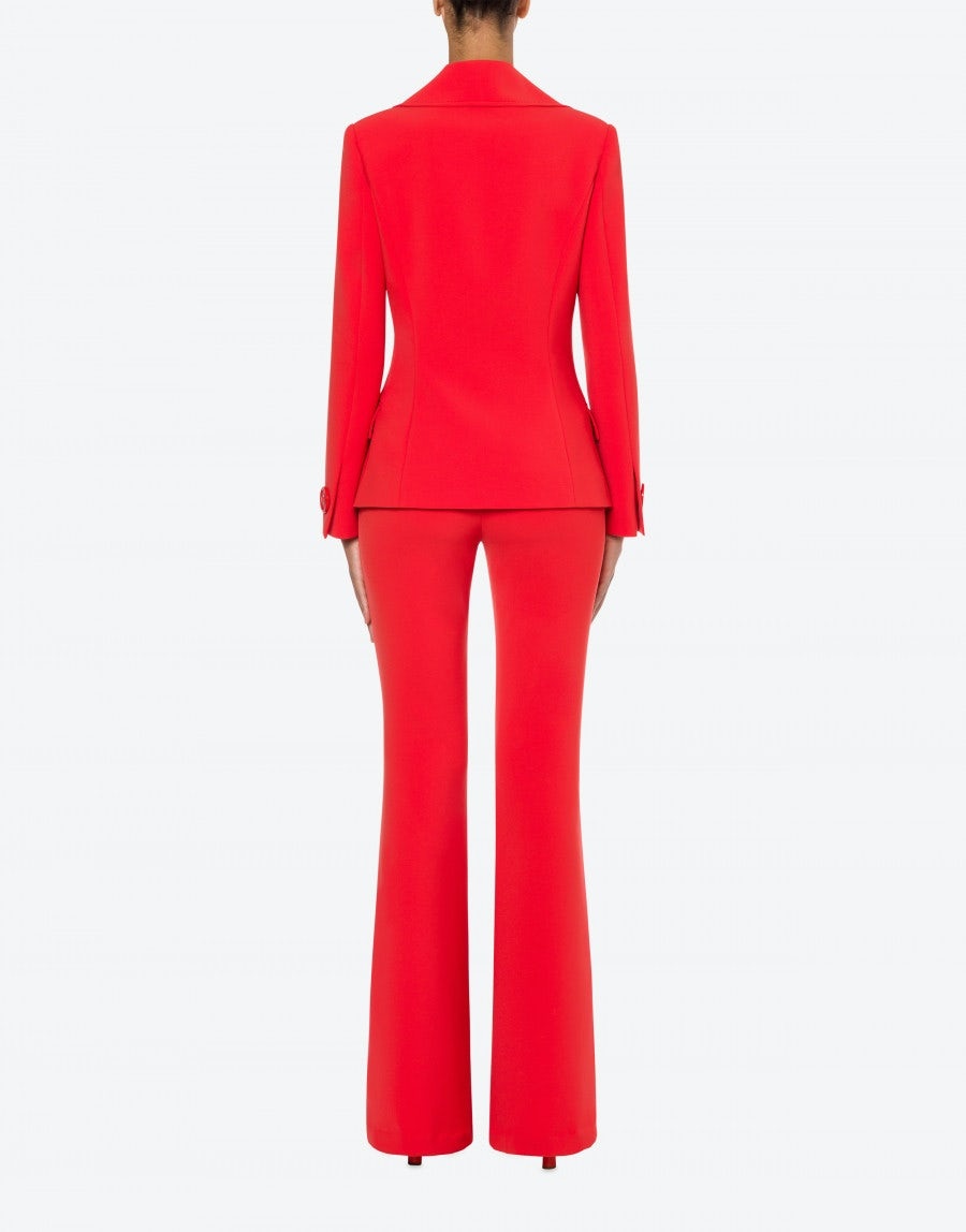 MOSCHINO BUTTON CRÊPE JACKET - 3
