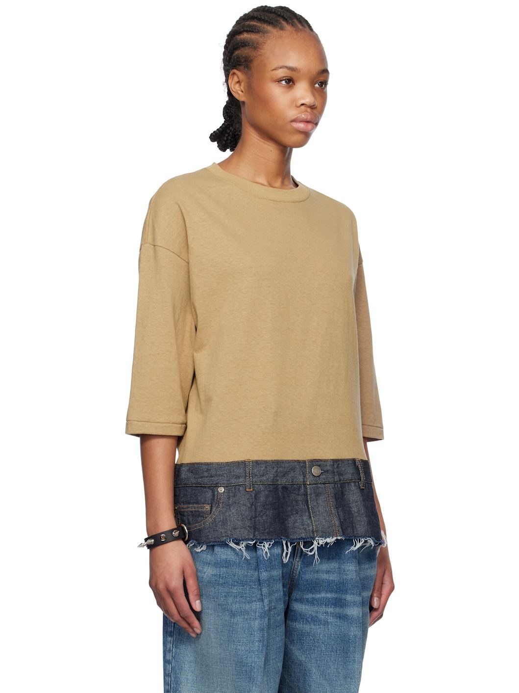 Beige Jeans T-shirt - 2