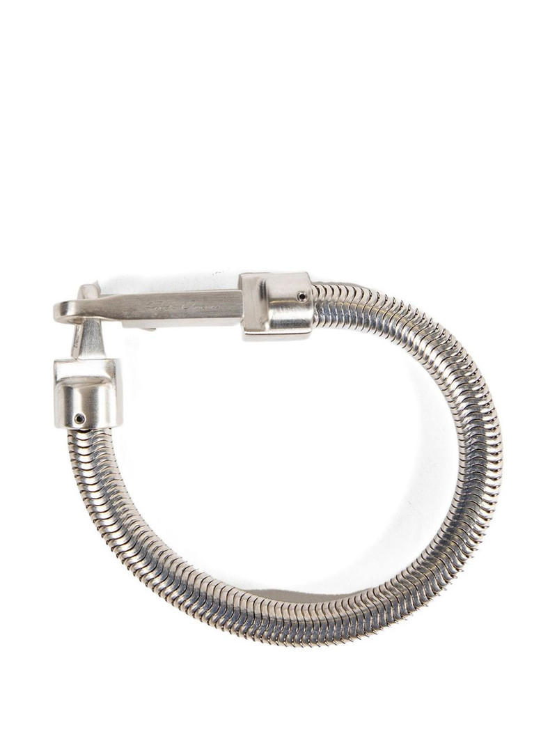 Rick Owens snake metal bracelet outlook
