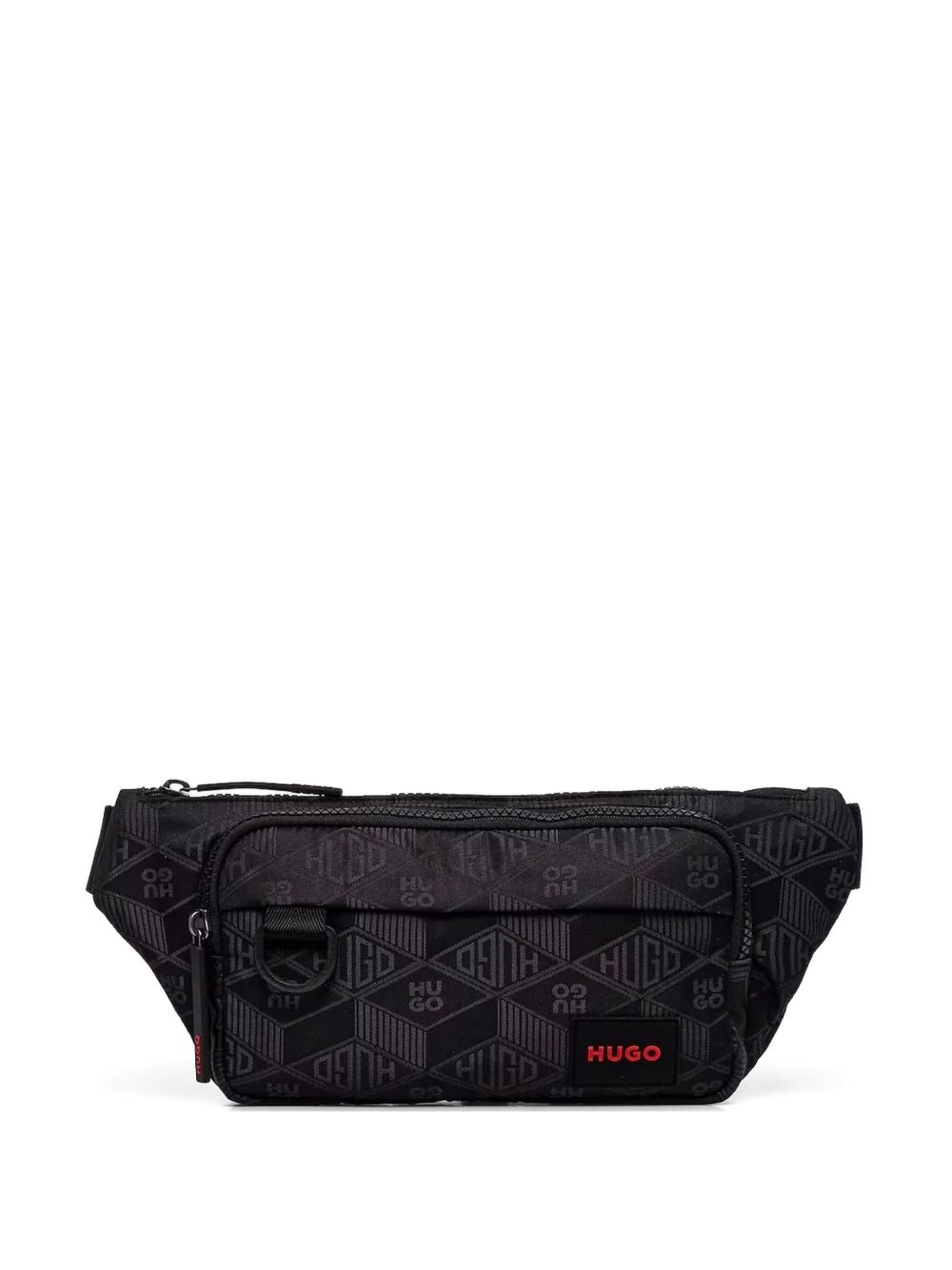 logo-embossed belt bag - 1