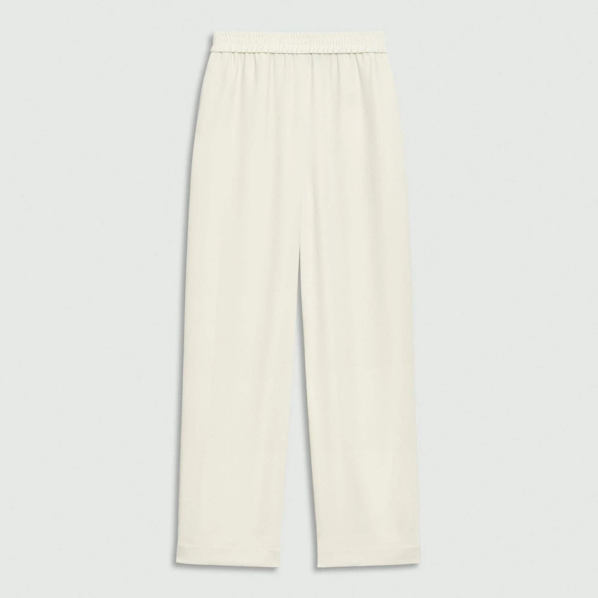 Relaxed Pull-On Pant in Satin Crepe - 1