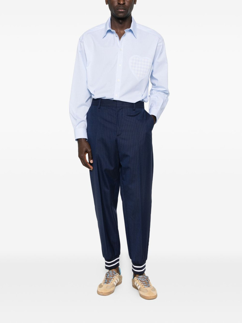 Moschino heart checked shirt outlook