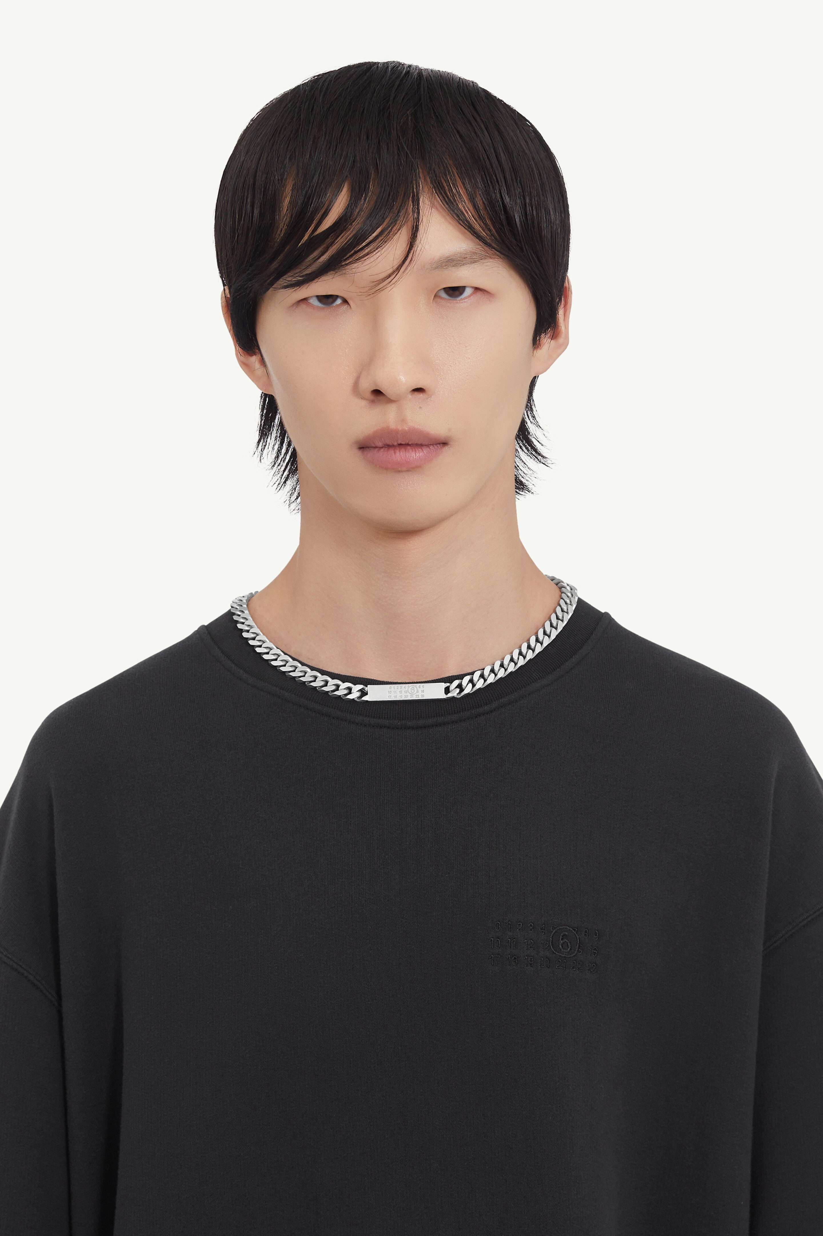 Embossed Numeric Necklace - 3
