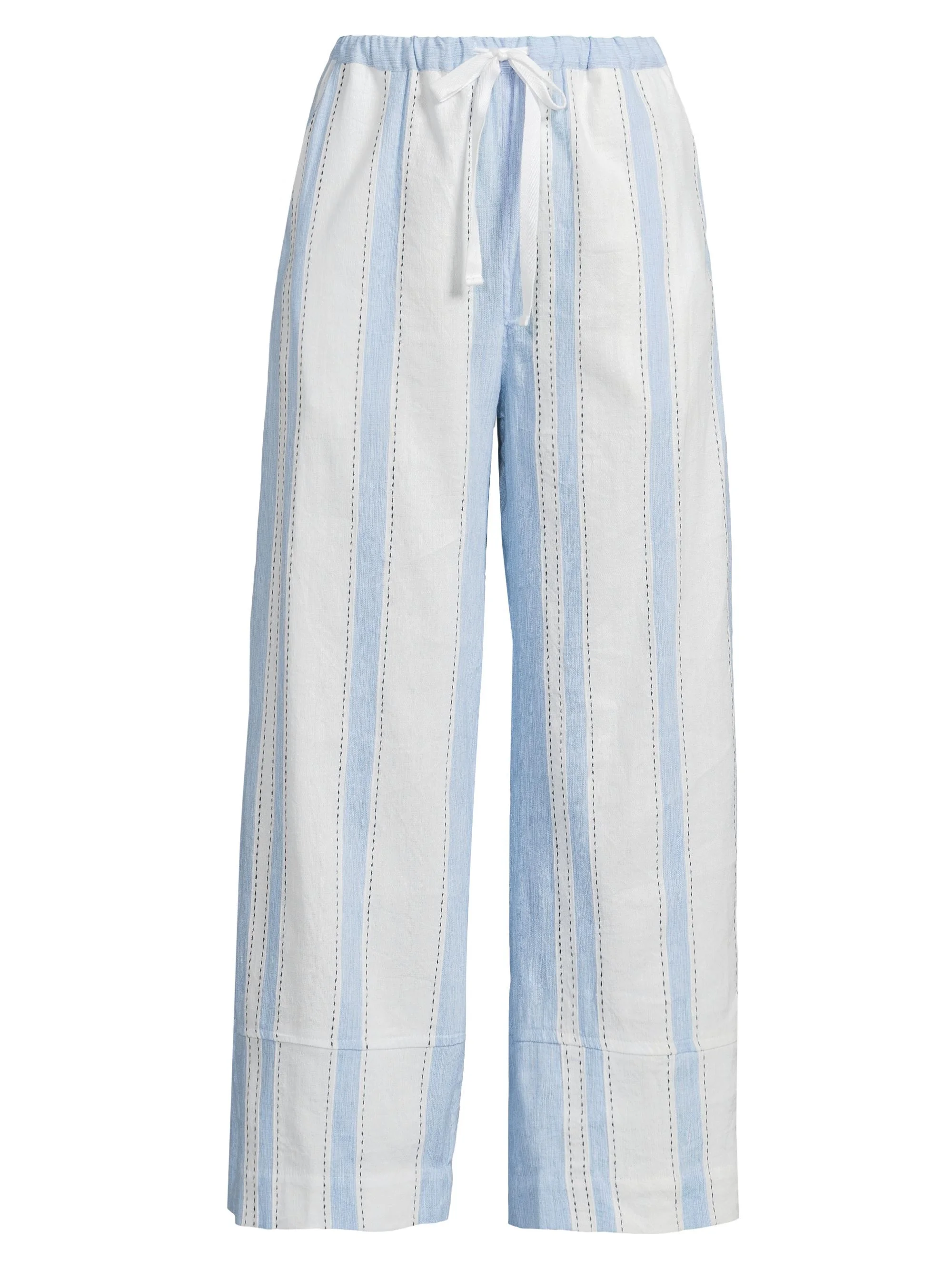 Women's Desta Striped Wide-Leg Pants - Debre Sky - 1