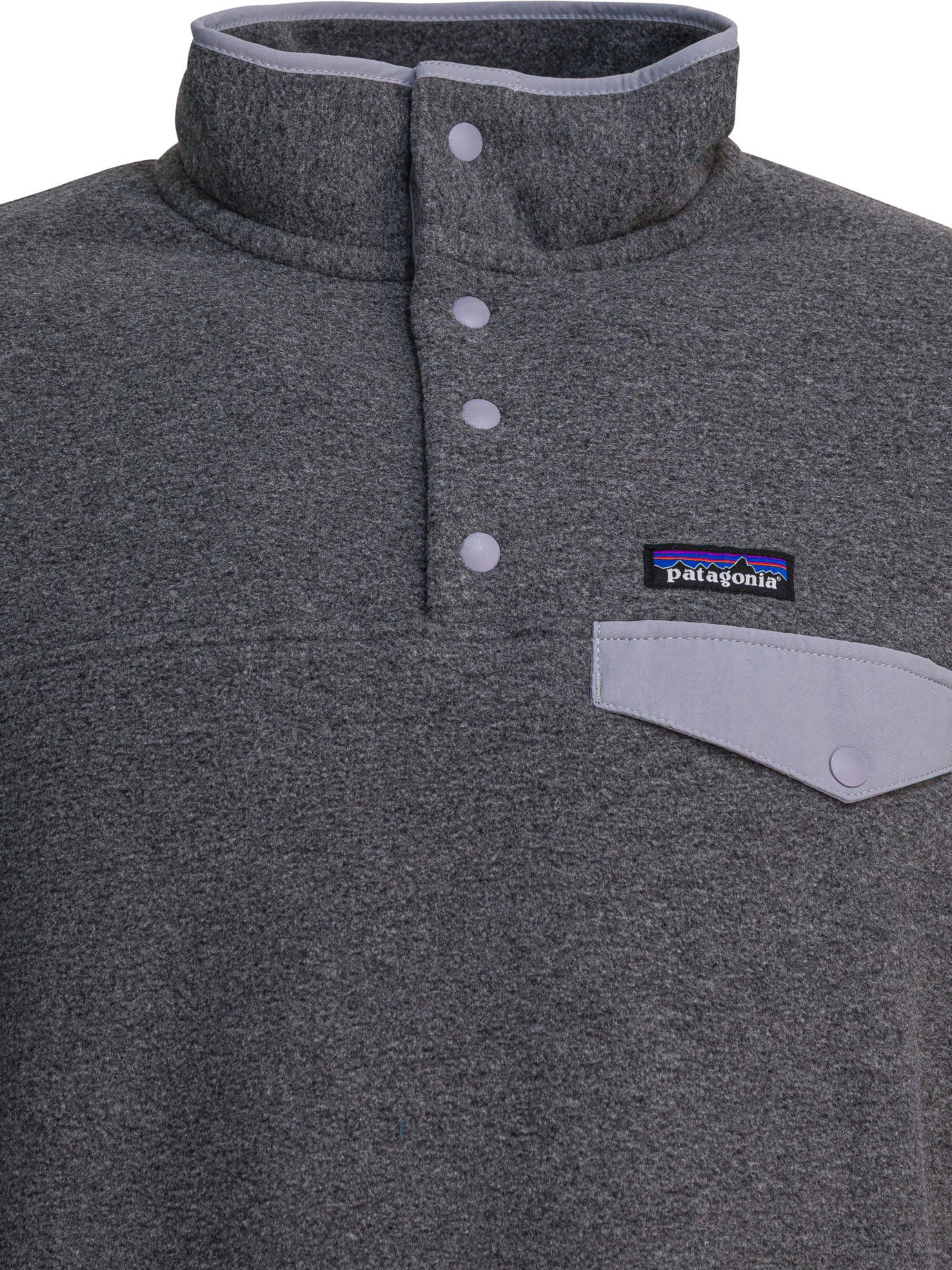 Lightweight Synchilla Snap-T Fleece Jackets Grey - 3