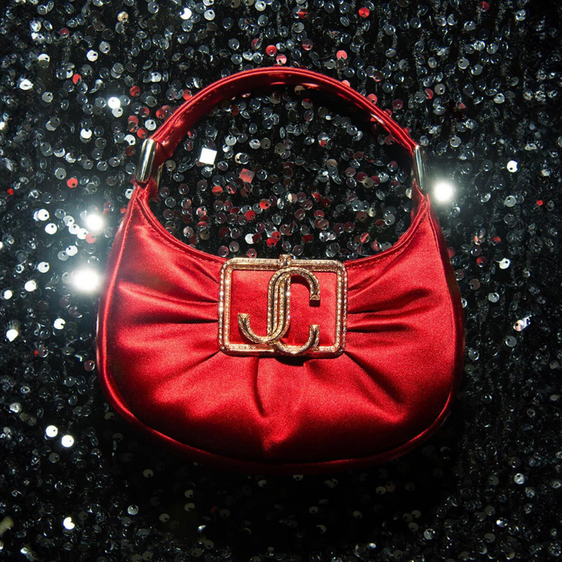 Edie Hobo Mini
Ruby Red Satin Mini Bag 4