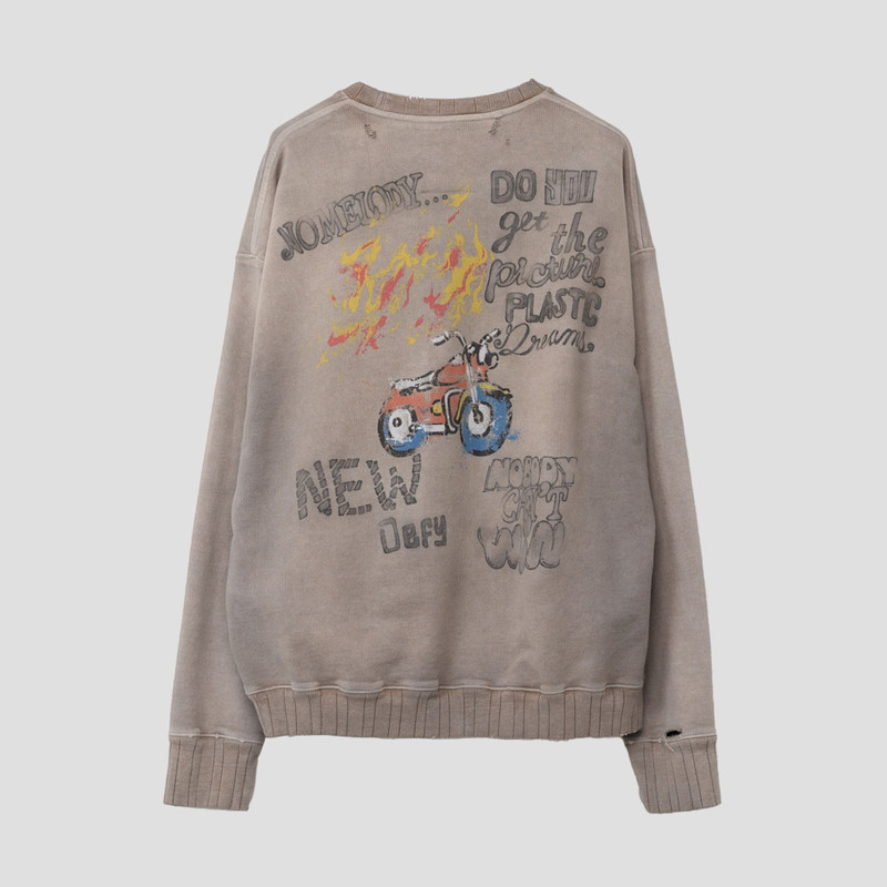 Maison MIHARAYASUHIRO DISTRESSED PULLOVER SWEAT outlook