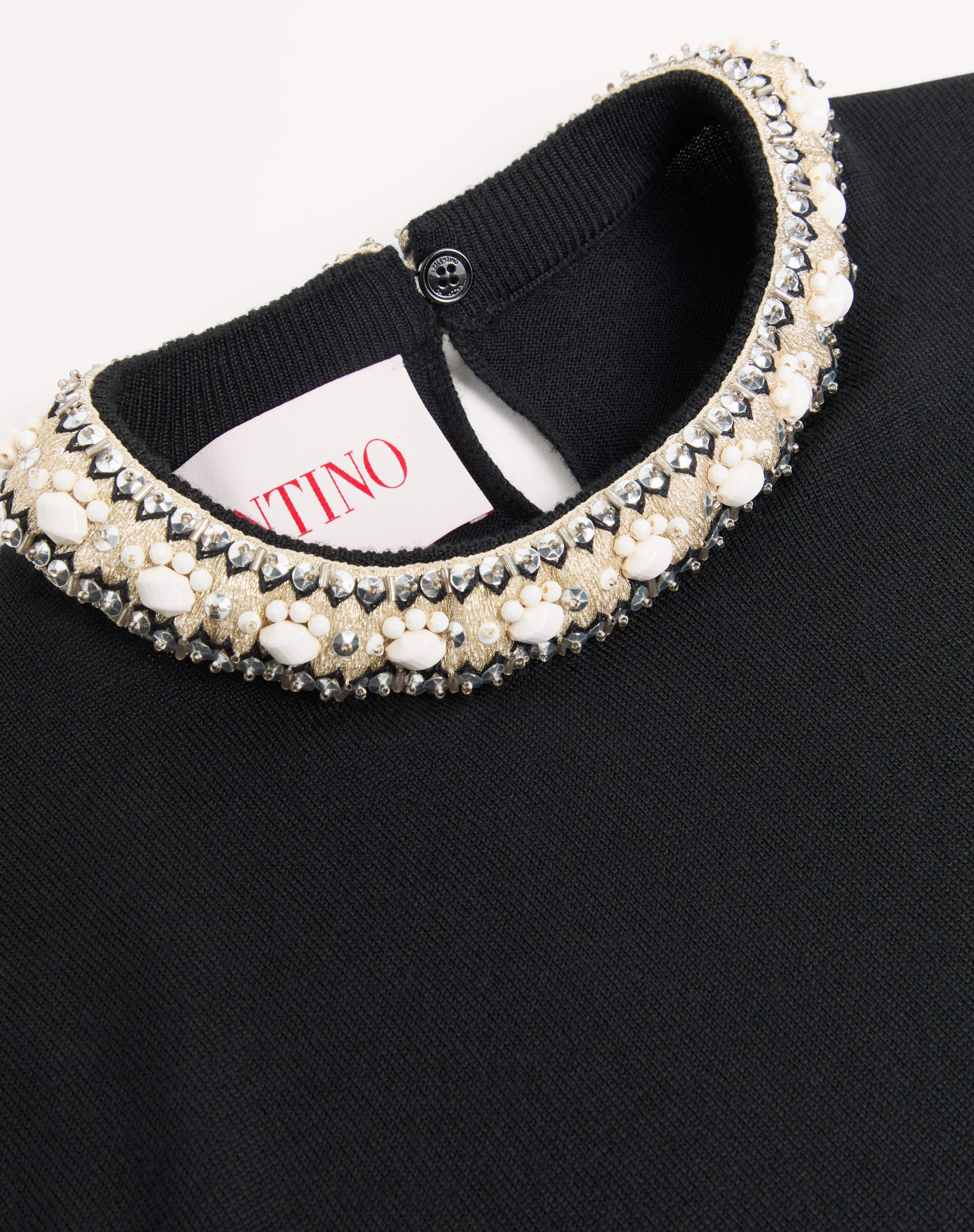 EMBROIDERED WOOL SWEATER - 3
