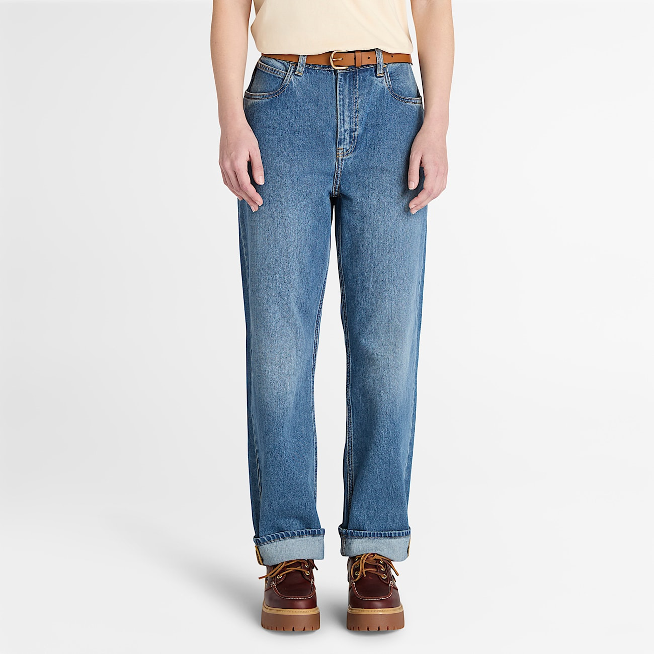 Women's Denim Straight Pant - 2