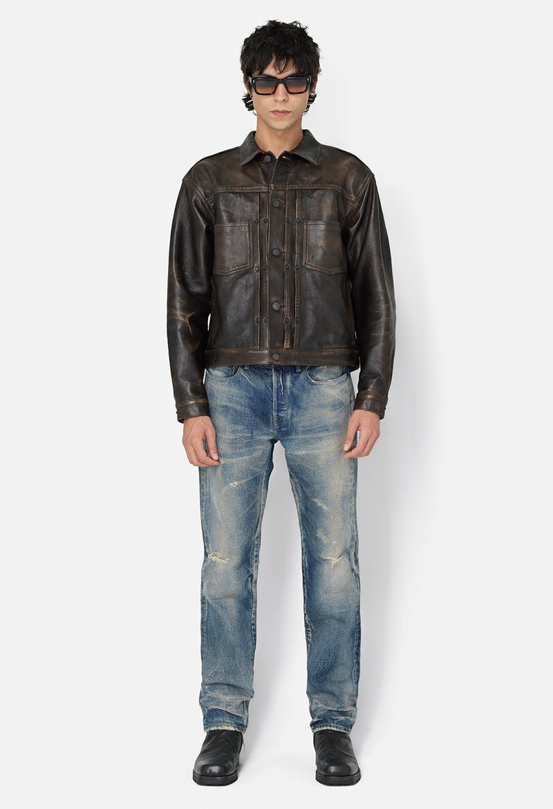 John Elliott LEATHER THUMPER JACKET TYPE II outlook