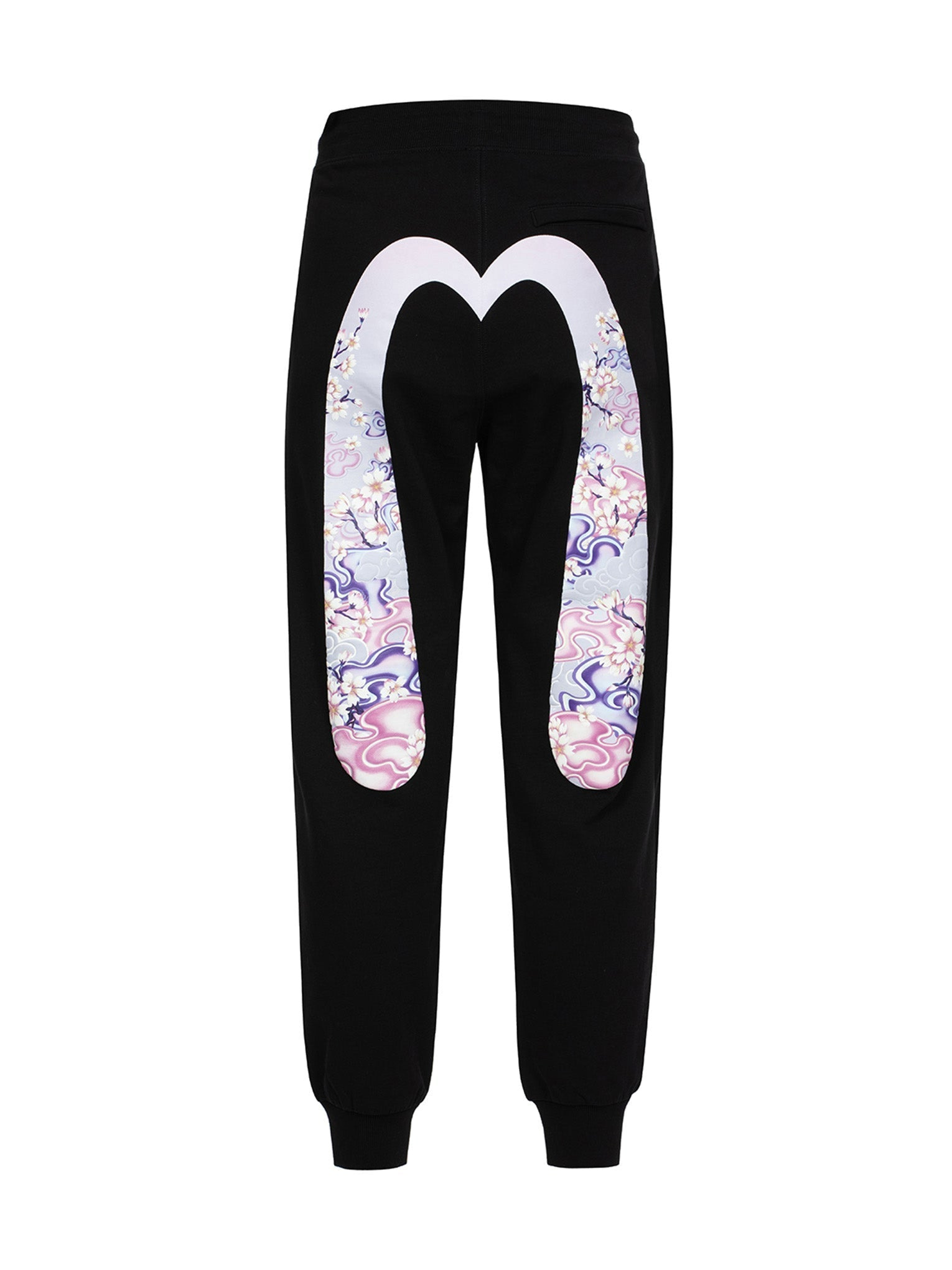 CRANES AND FLORAL PRINT DAICOCK REGULAR FIT SWEATPANTS - 13