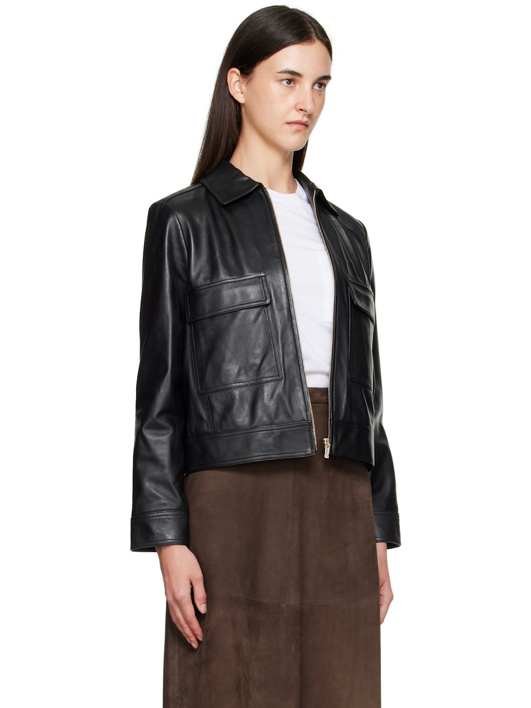 Black Nepet Leather Jacket - 2