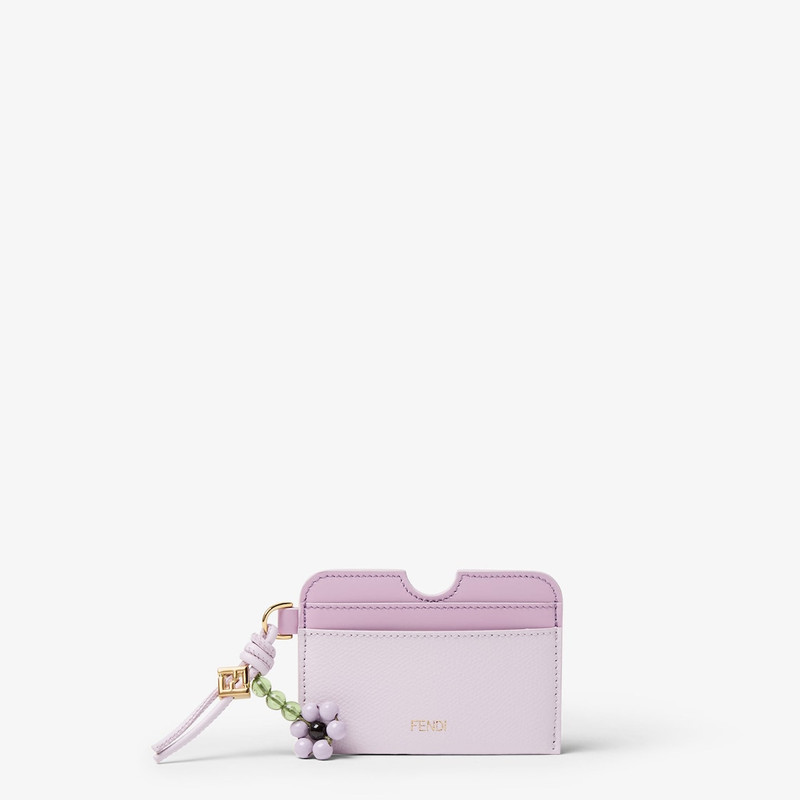 FF Diamonds Card Case Lilac leather card case 1