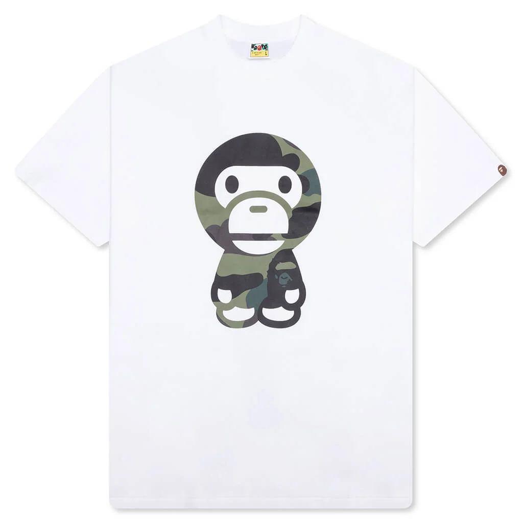 GIANT 1ST CAMO BIG BABY MILO TEE - WHITE/GREEN - 1