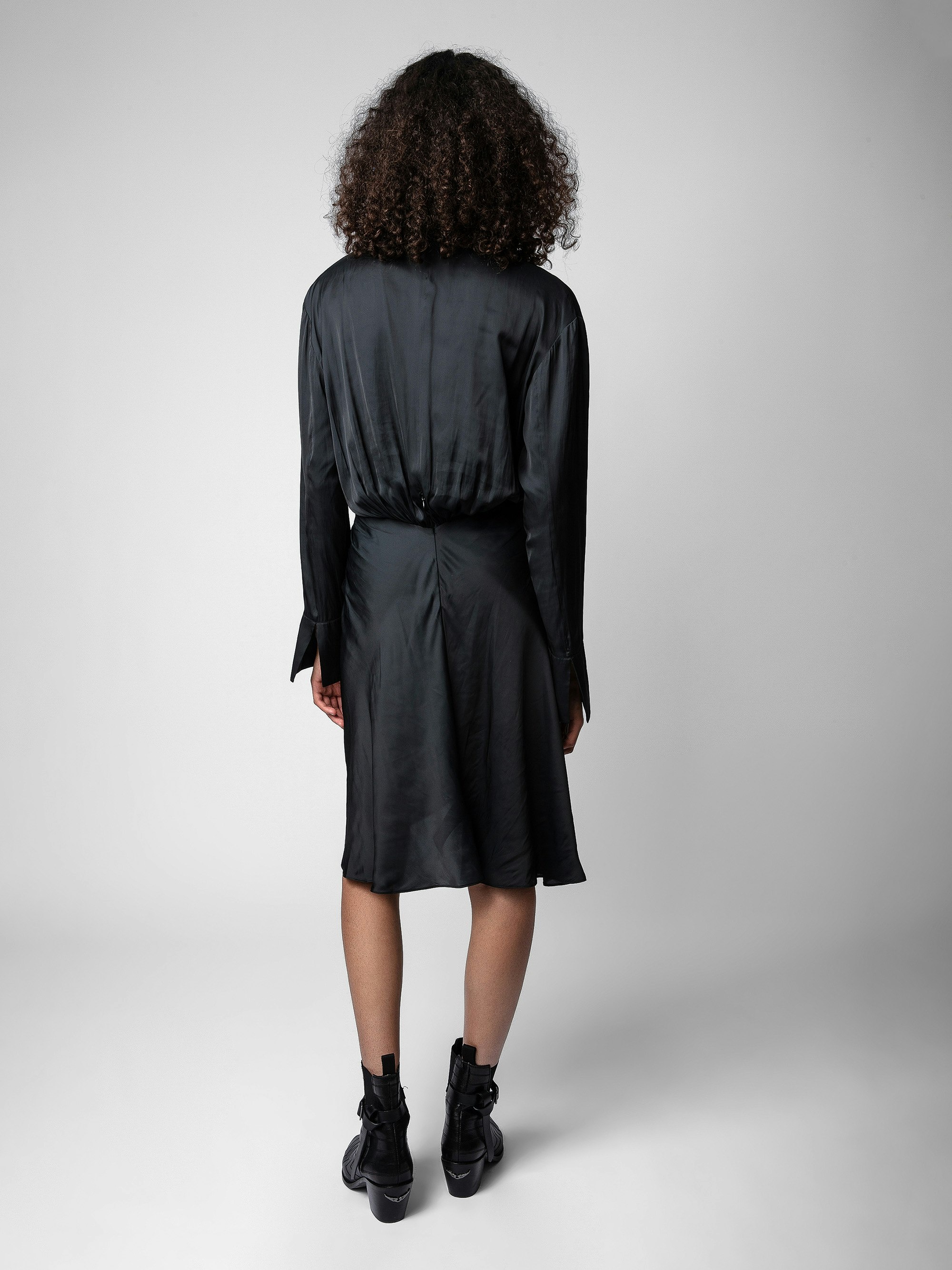Rozo Satin Dress - 3
