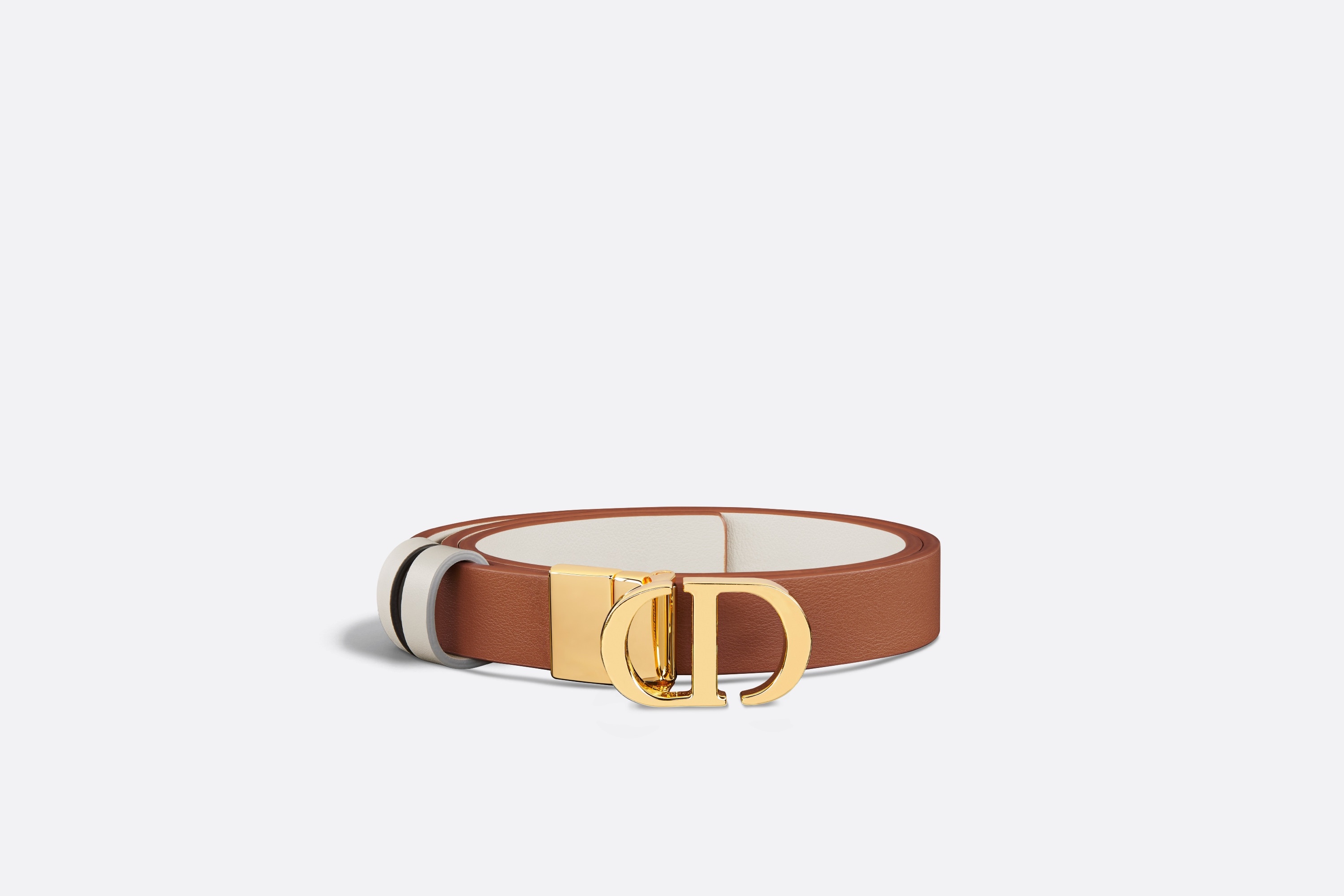 【関税&送料込】Dior 30 Montaigne Reversible Belt 30 Montaigne Reversible Belt Blue Smooth Calfskin and Dior