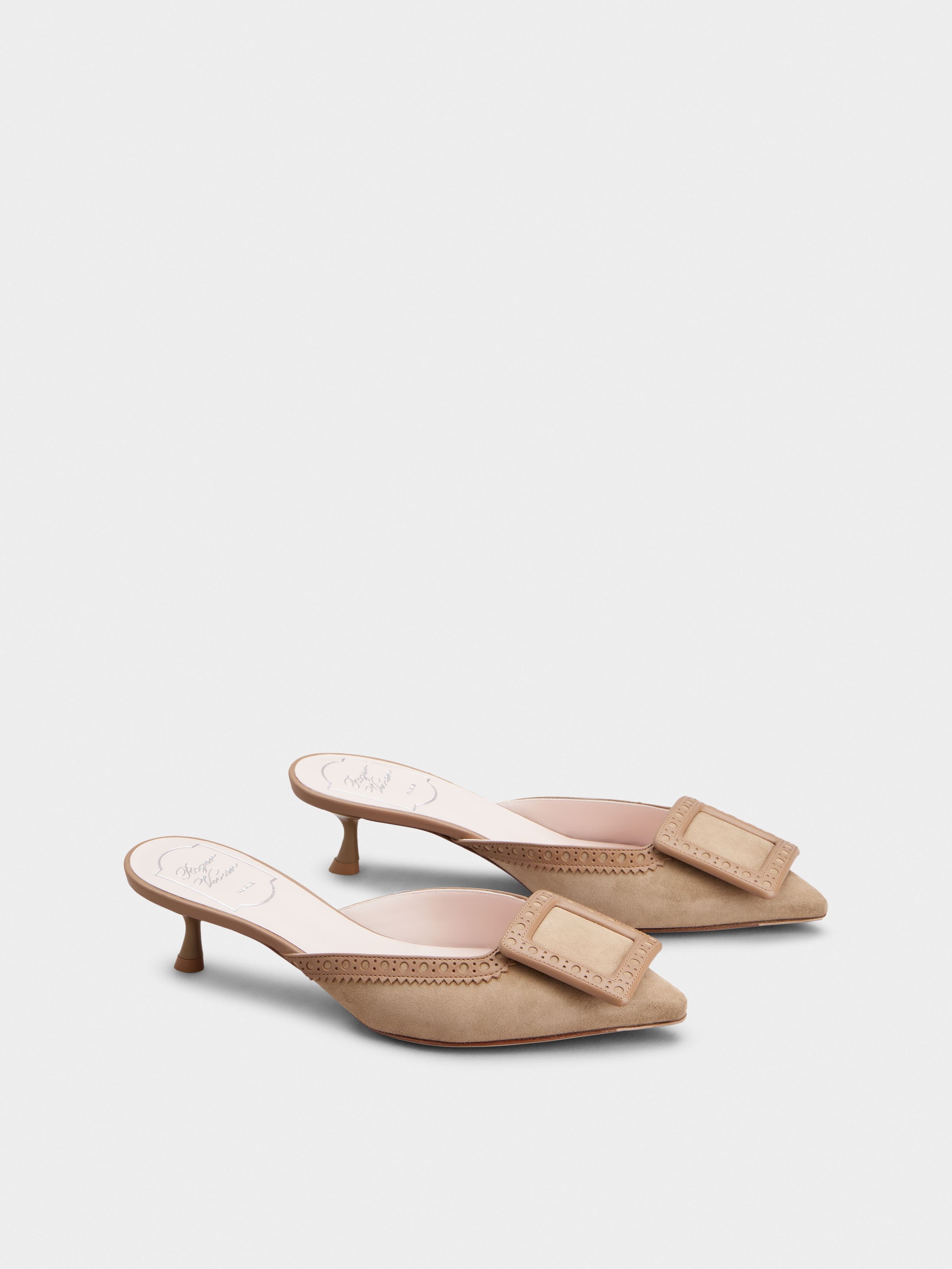Viv' in The City Mules in suede - 2