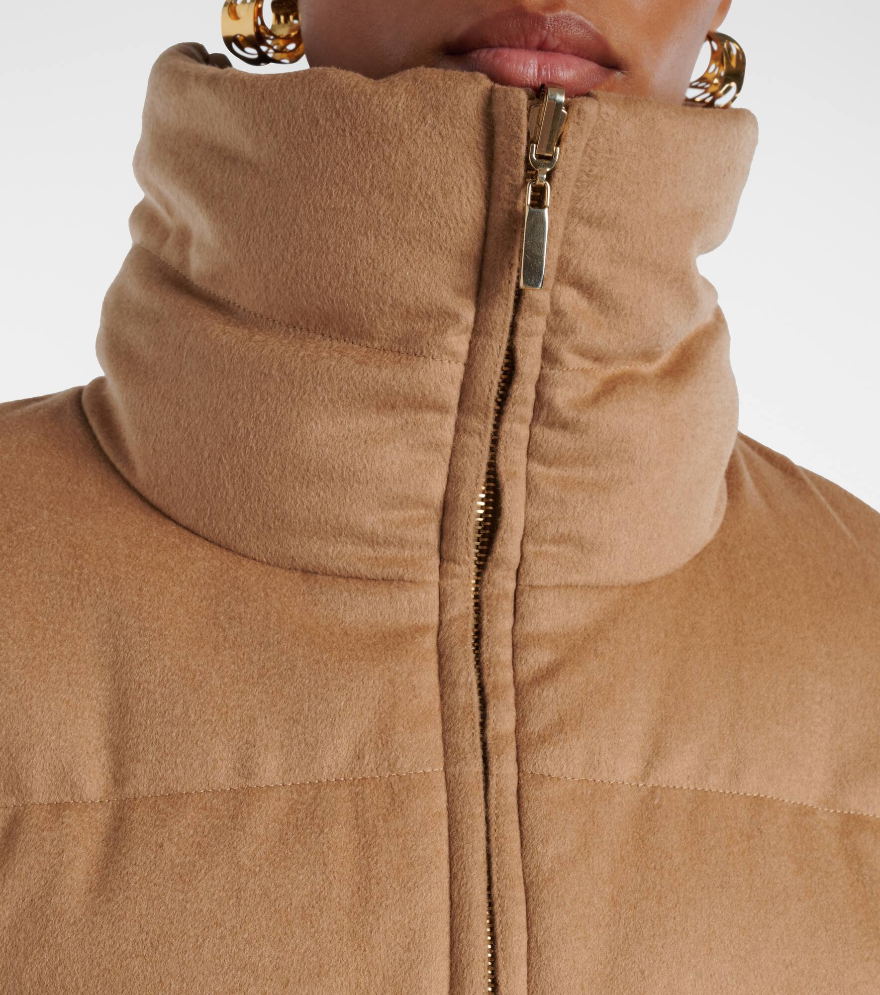 Diego reversible camel hair down jacket - 4