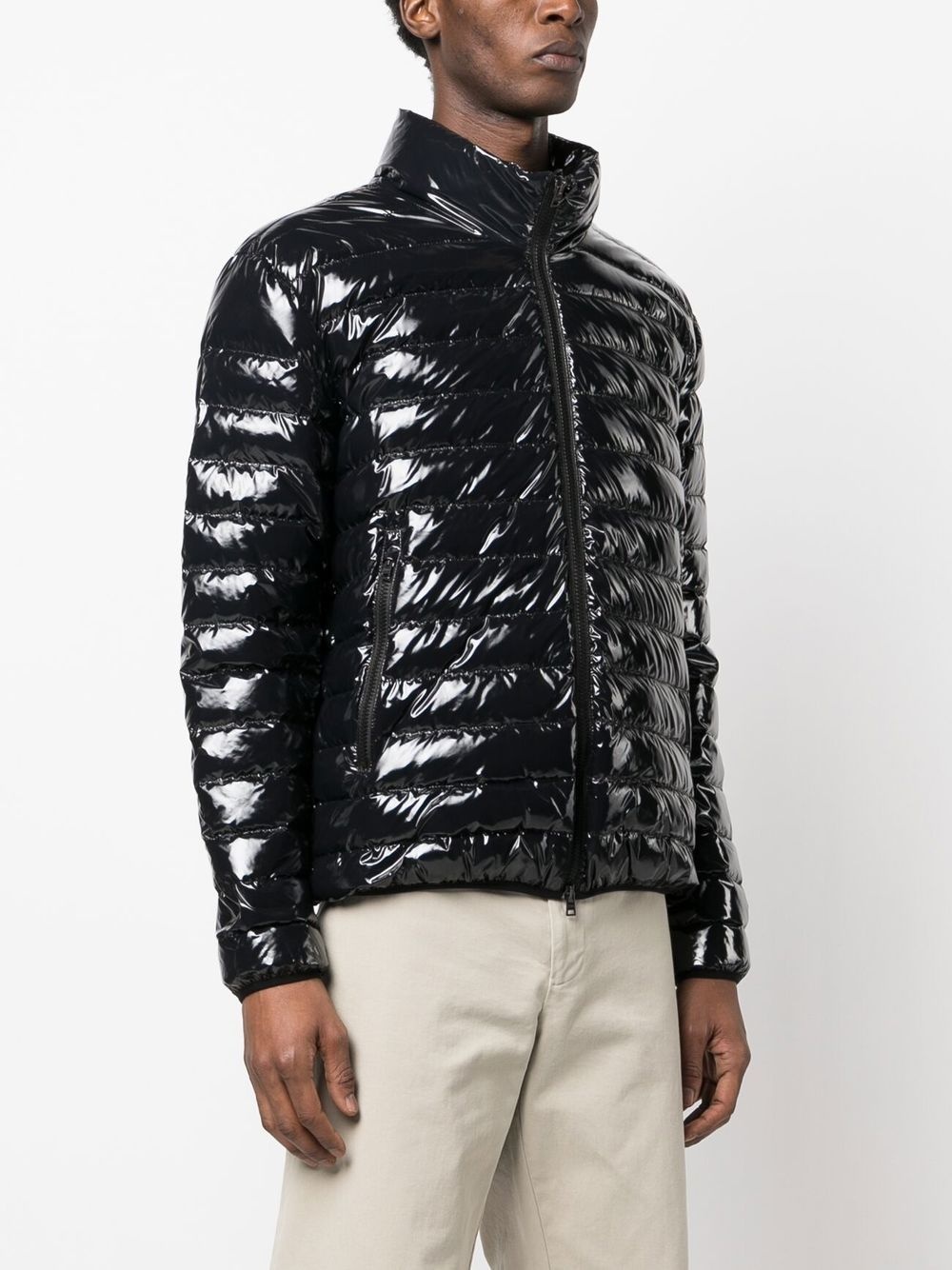 padded goose down jacket - 3