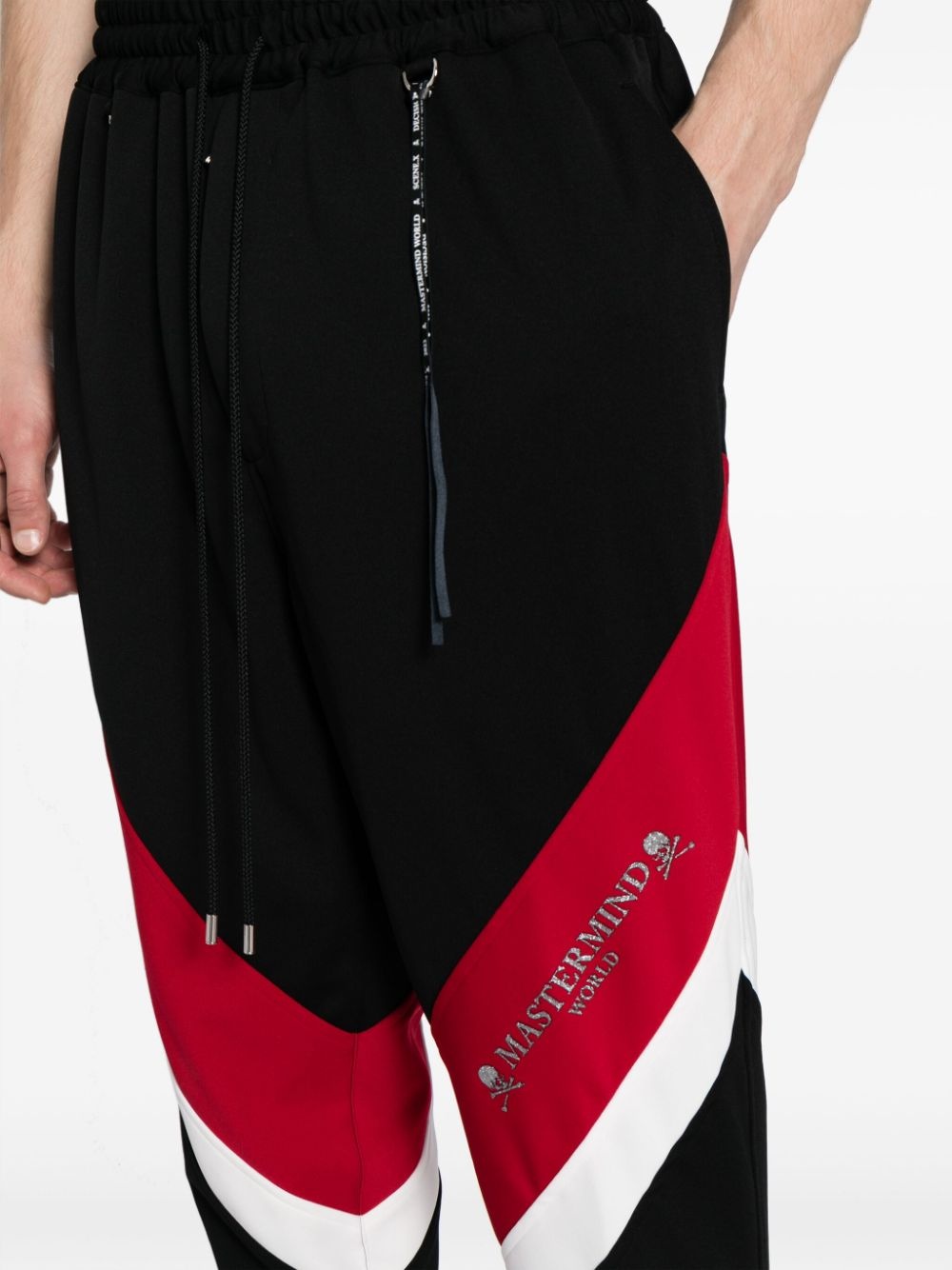 logo-print stripe-detailing track pants - 5