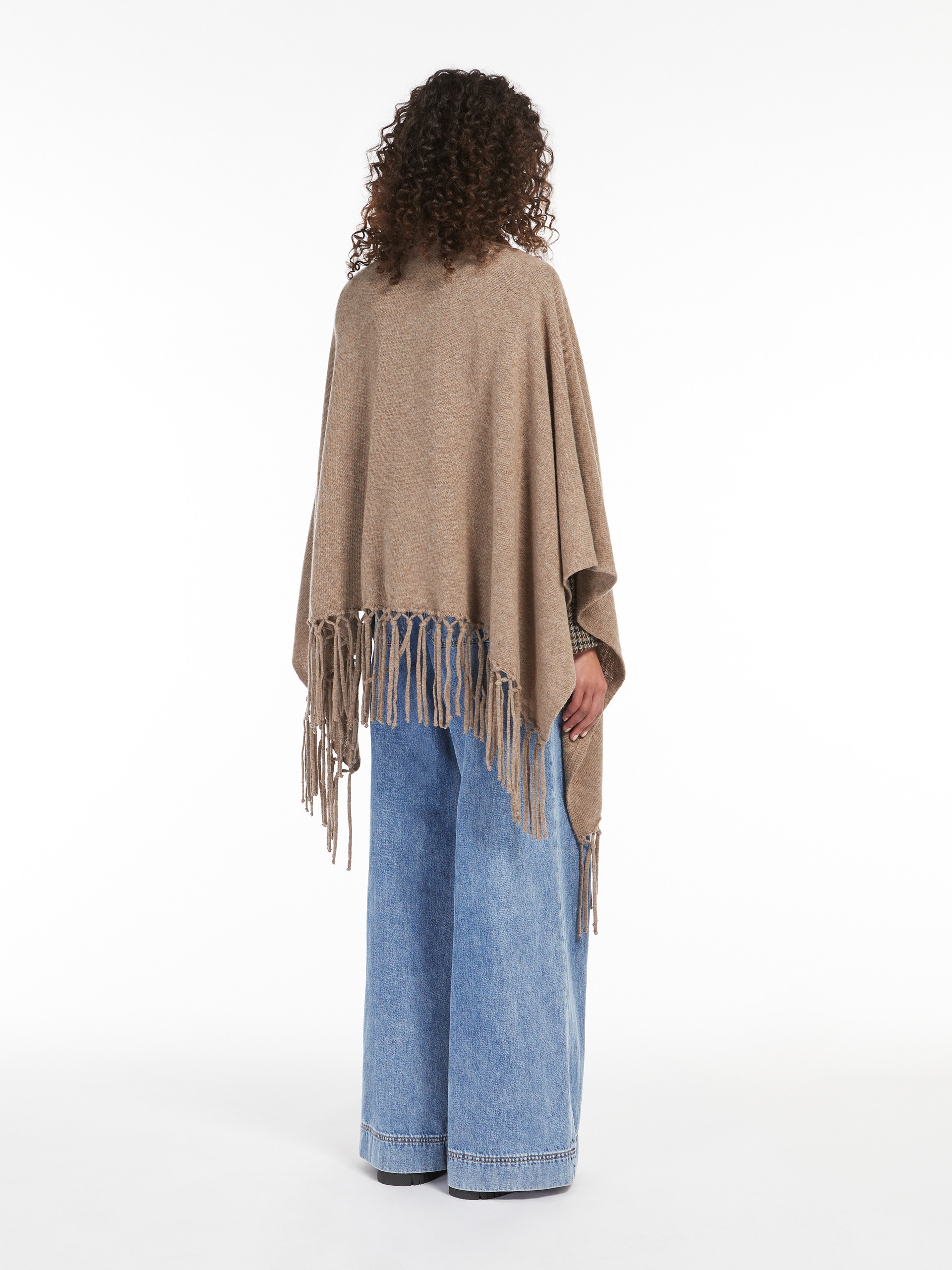 POMPOSA Pure wool poncho - 4