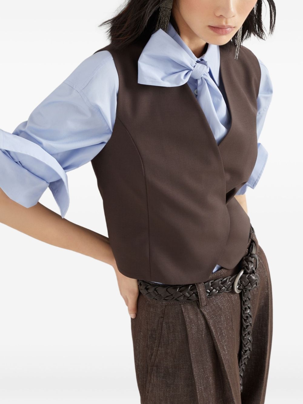 V-neck waistcoat - 5