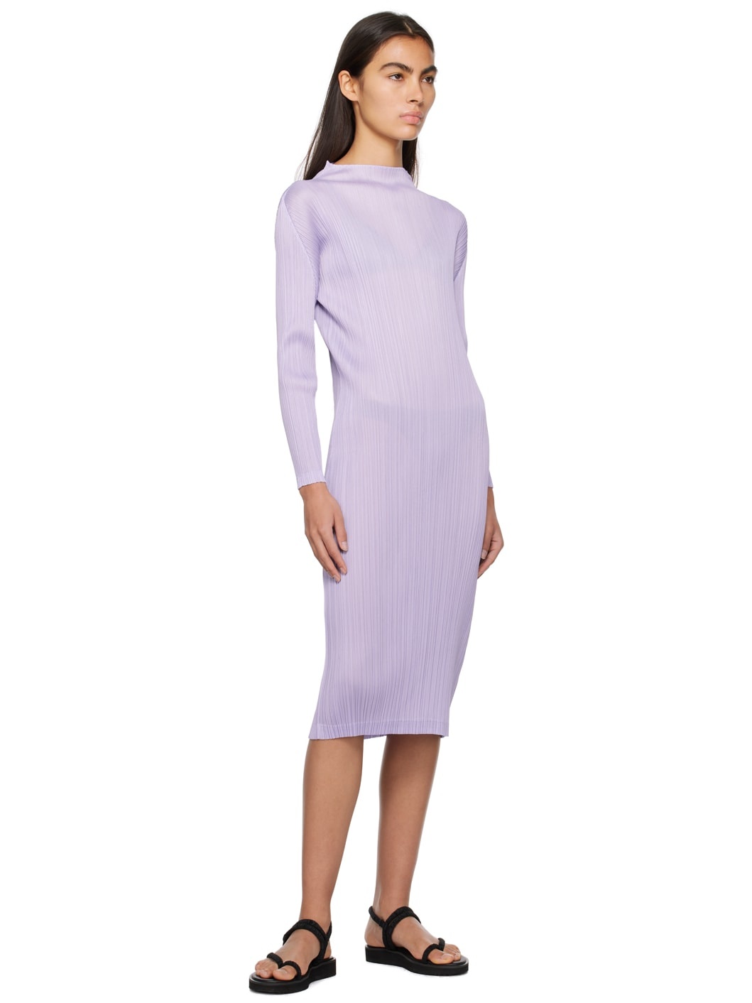 Purple Monthly Colors October Midi Dress - 4