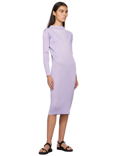 Pleats Please Issey Miyake Purple Monthly Colors October Midi Dress outlook