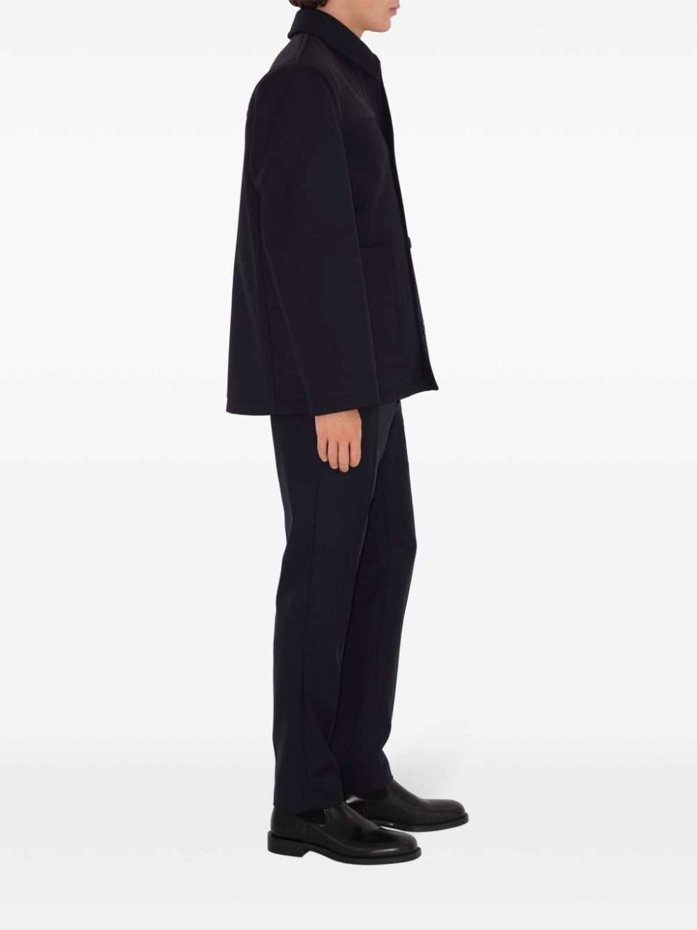 wool shirt jacket - 3