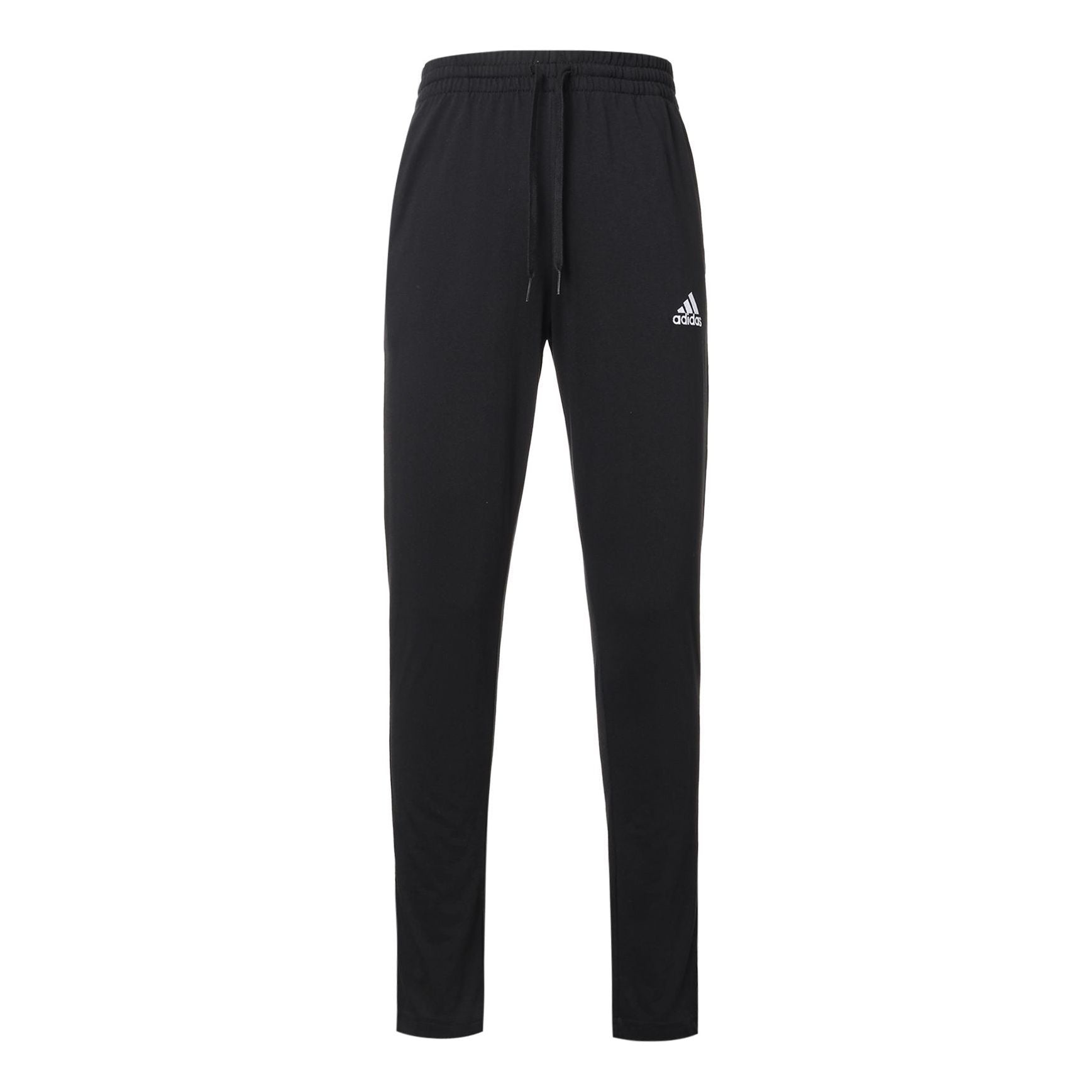 adidas Essentials Solid Color Slim Fit Running Sports Pants Black GK9222 - 1