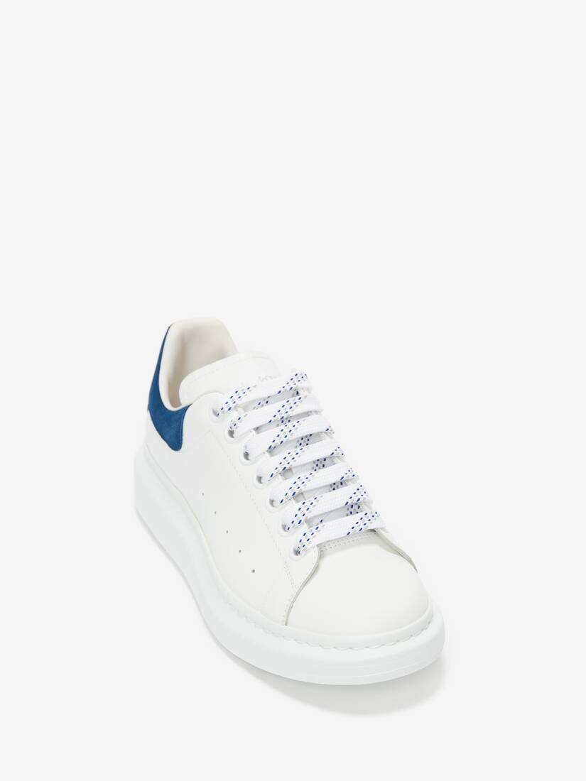 Women's Oversized Sneaker in White/paris Blue - 2
