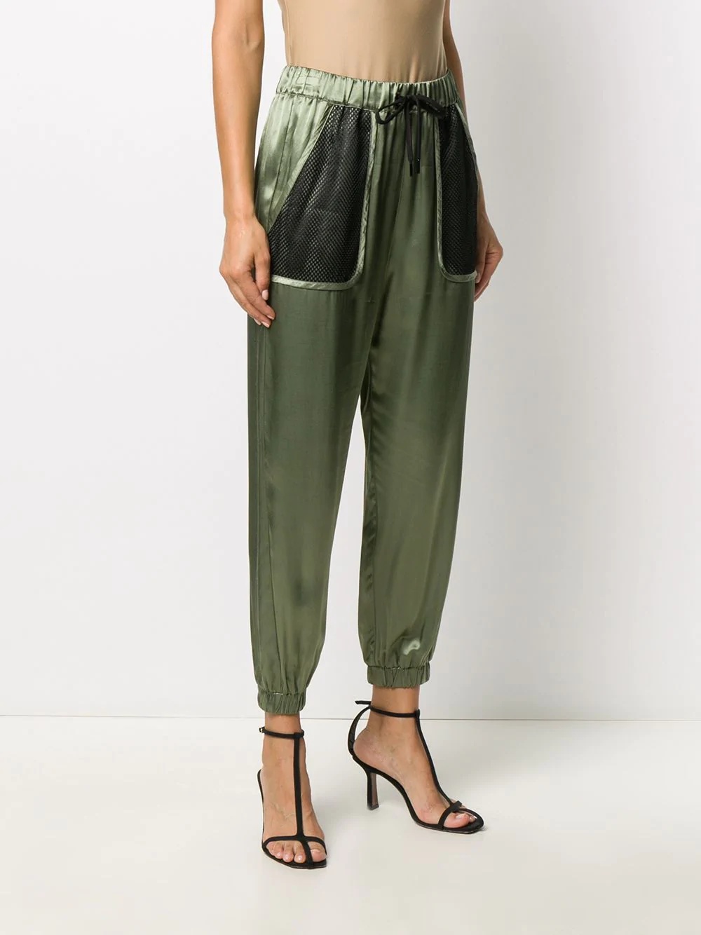 mesh-pocket trousers - 3