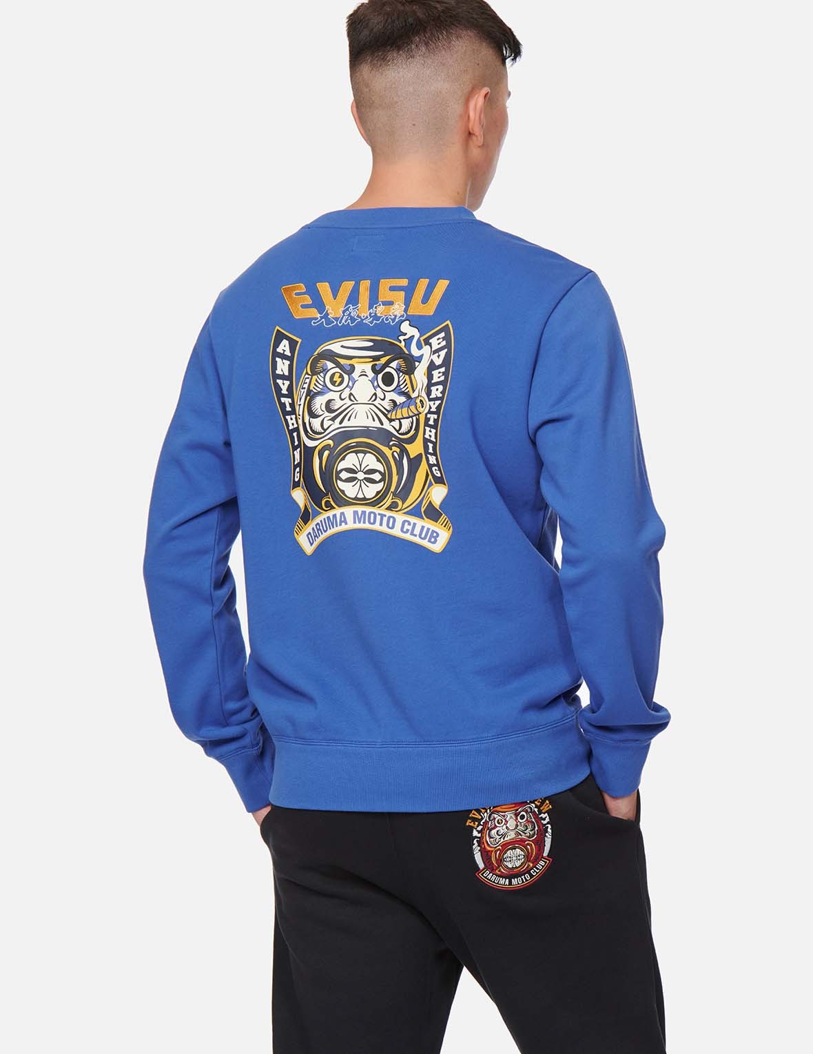 DARUMA MOTO CLUB MOTIF PRINT SWEATSHIRT - 3
