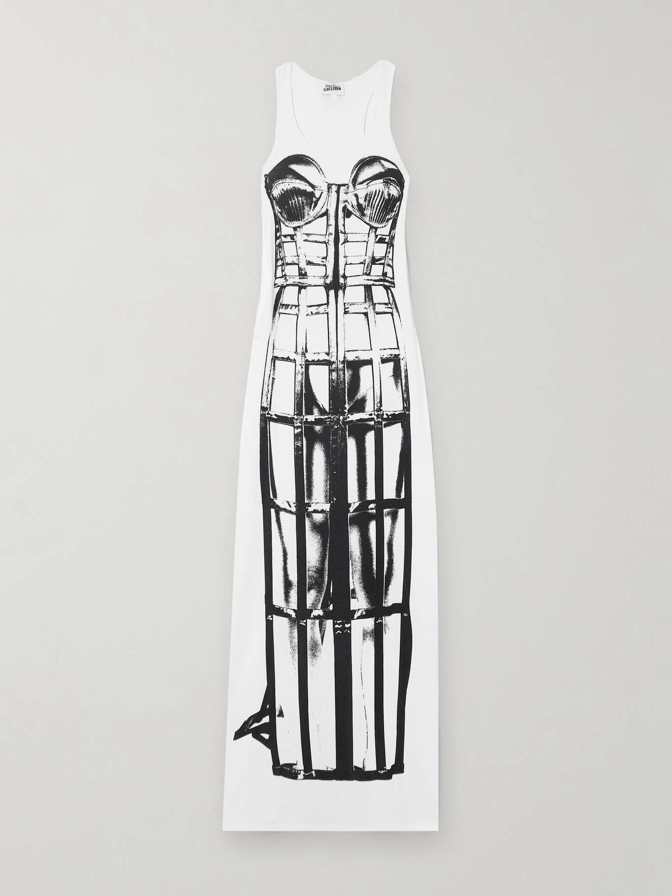 Cage Trompe L'Oeil printed stretch-jersey maxi dress - 1