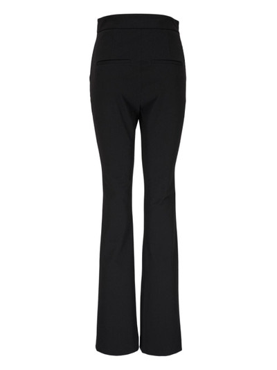 VERONICA BEARD bonded-seams flared trousers outlook