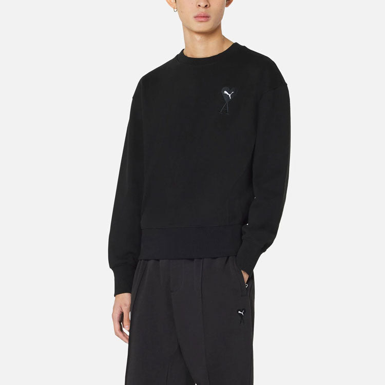PUMA X AMI Sweatshirt 'Black' 534111-01 - 4